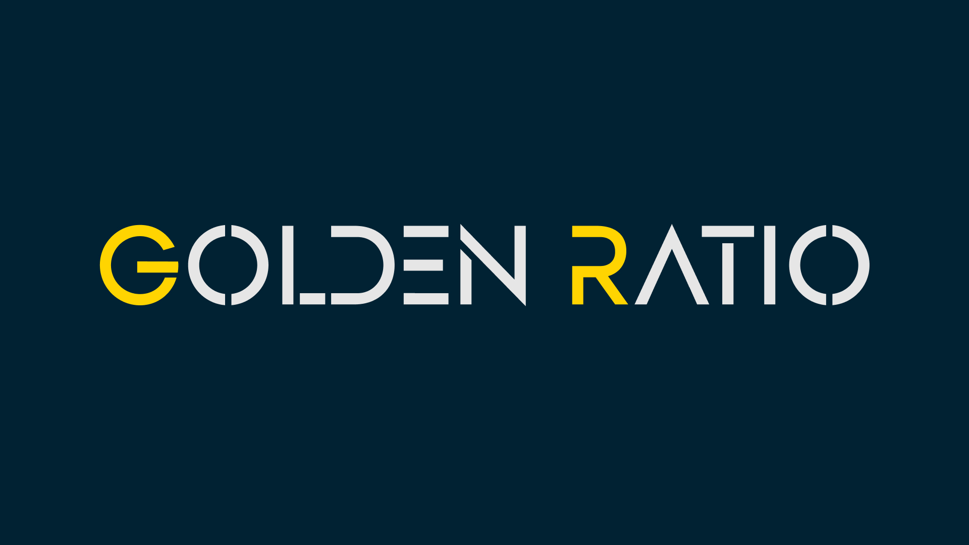 صفحهٔ بخش‌بند «GOLDEN RATIO»